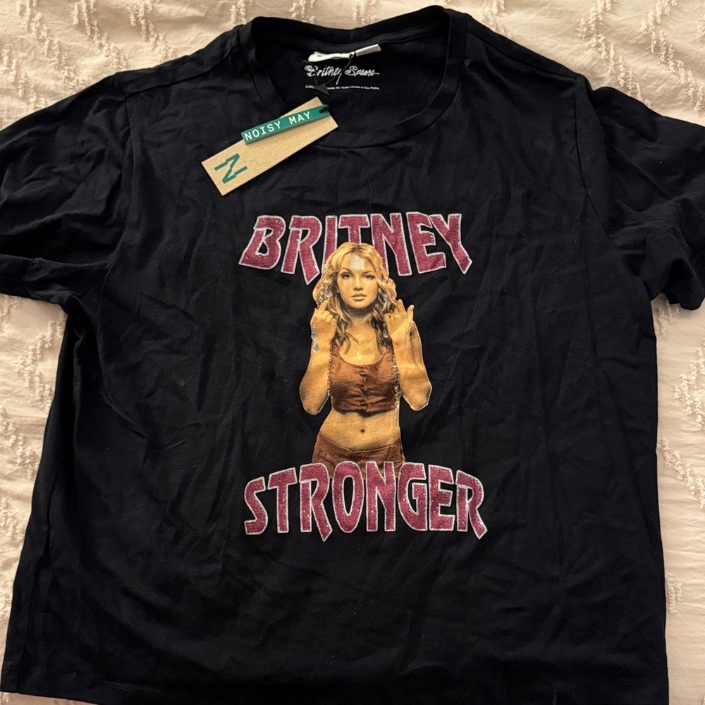 Noisy May Black Graphic Tee
